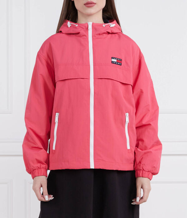Куртка ветровка женская Tommy Jeans с капюшоном и контрастными молниями, розовый
Куртка ветровка женская Tommy Jeans с капюшоном и контрастными молниями, розовый