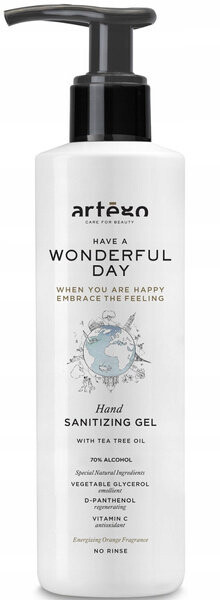 ARTEGO Антибактериальный гель Wonderful Day 1000мл
ARTEGO Антибактериальный гель Wonderful Day 1000мл