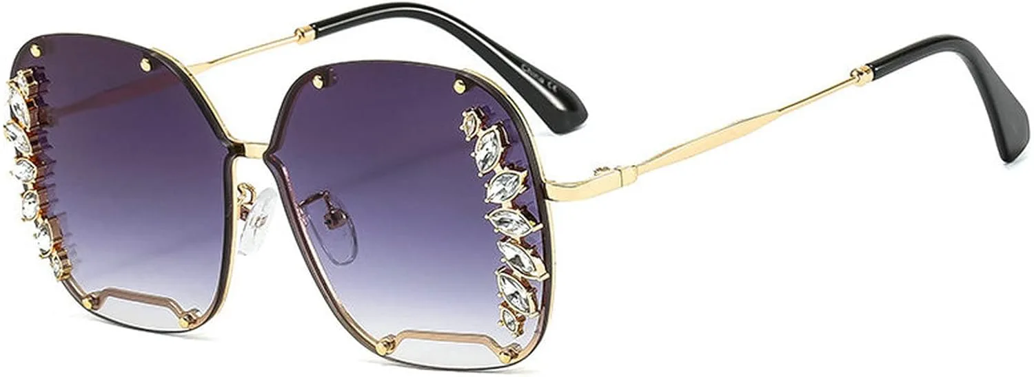 Willochra — большие солнцезащитные очки с крупными стразами для женщин, металлические, модные, без оправы, квадратные, с бриллиантами, для вечеринок, Gary
Willochra — большие солнцезащитные очки с крупными стразами для женщин, металлические, модные, без оправы, квадратные, с бриллиантами, для вечеринок, Gary