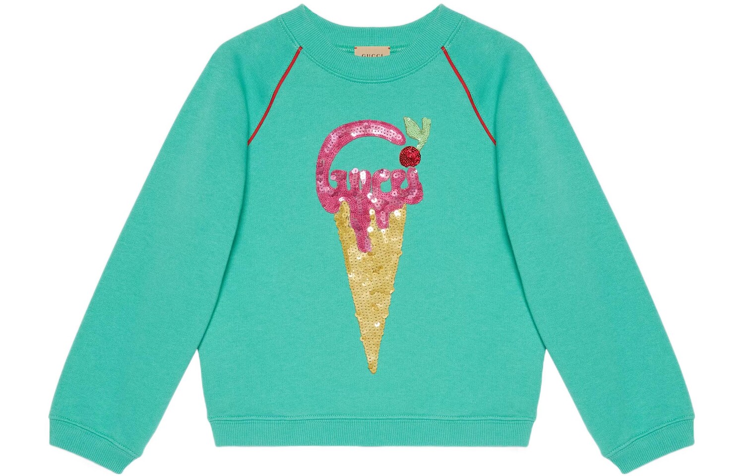 Детская толстовка Gucci, зеленый 
Детская толстовка Gucci, зеленый