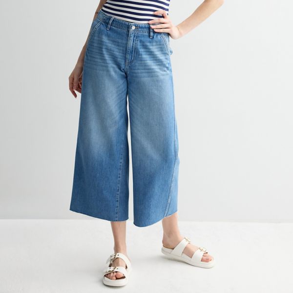 Женские джинсы свободного кроя с широкими штанинами до щиколотки Sonoma Goods For Life, цвет medium wash
Женские джинсы свободного кроя с широкими штанинами до щиколотки Sonoma Goods For Life, цвет medium wash