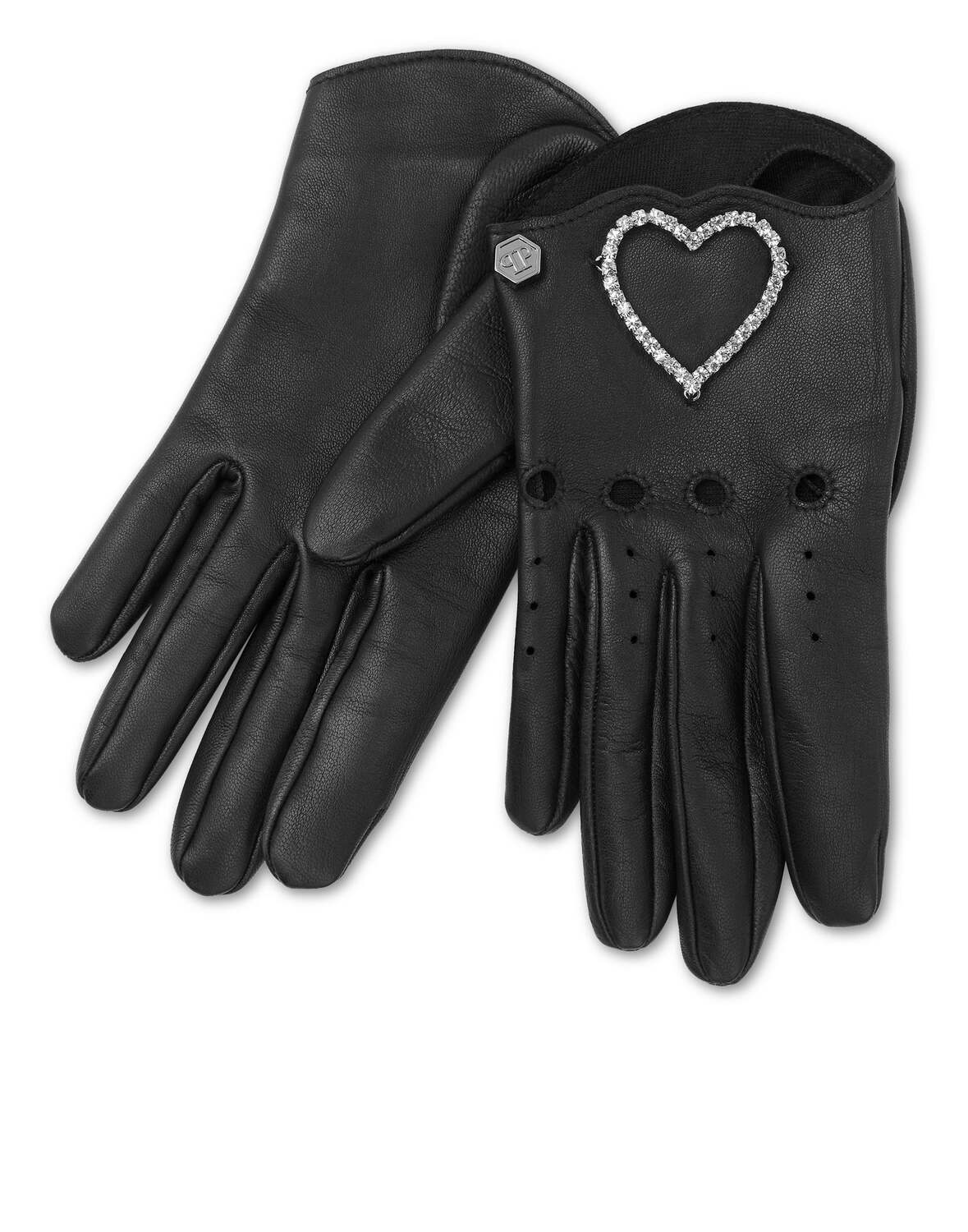 Перчатки Strass Nappa Mid-Gloves Heart Philipp Plein, черный
Перчатки Strass Nappa Mid-Gloves Heart Philipp Plein, черный
