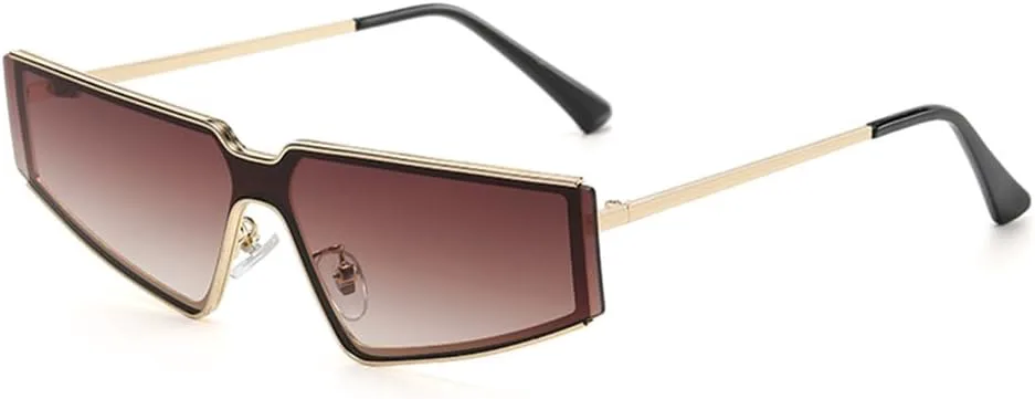 Солнцезащитные очки в металлической оправе прямоугольной формы для женщин и мужчин, винтажные очки в стиле стимпанк, солнцезащитные очки UV400 LANGSER, Gold Brown
Солнцезащитные очки в металлической оправе прямоугольной формы для женщин и мужчин, винтажные очки в стиле стимпанк, солнцезащитные очки UV400 LANGSER, Gold Brown