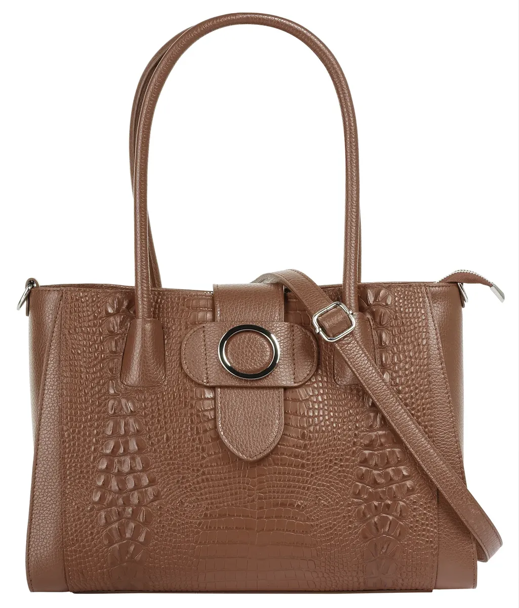 Шопер Cluty, натуральная кожа, производство Италия, цвет Cognac 
Шопер Cluty, натуральная кожа, производство Италия, цвет Cognac