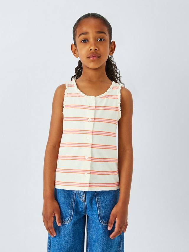 Детский топ с полосками и воротником-рюшей John Lewis, Multi
Детский топ с полосками и воротником-рюшей John Lewis, Multi