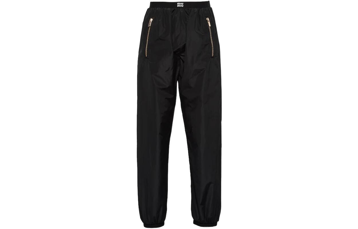 Трикотажные спортивные штаны женские черные Miu Miu
Трикотажные спортивные штаны женские черные Miu Miu