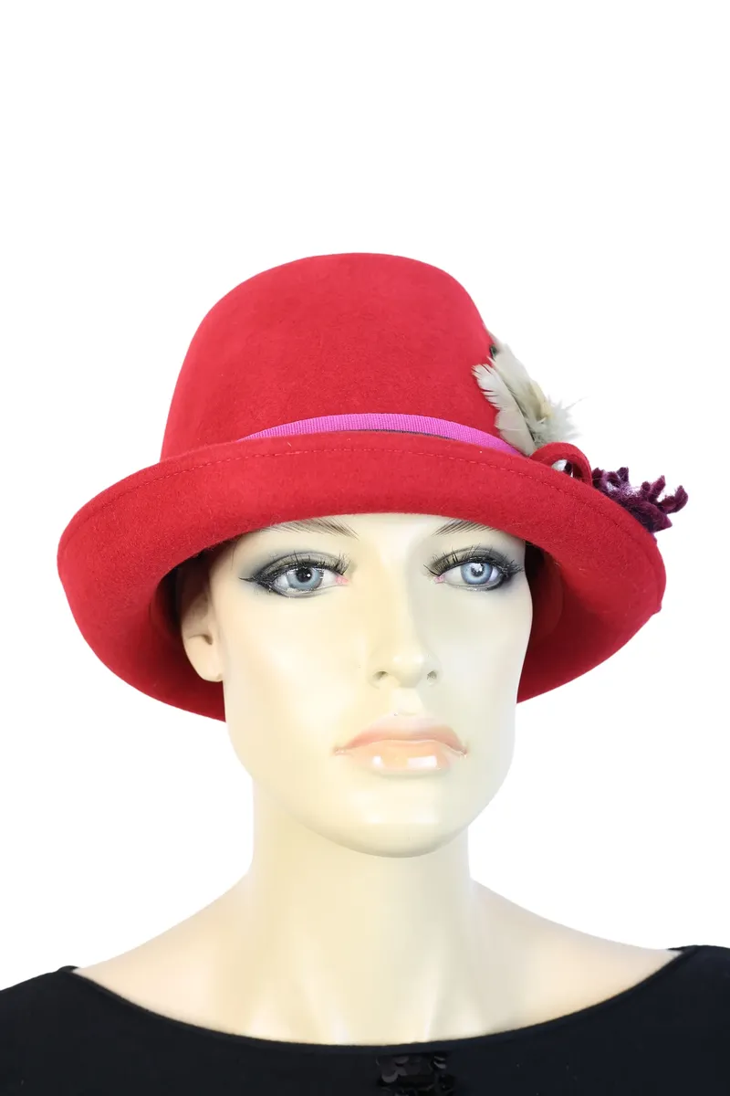 Традиционная шляпа Allgäu Rebell "Зальцбург" (1 штука), производство Италия, красный
Традиционная шляпа Allgäu Rebell "Зальцбург" (1 штука), производство Италия, красный