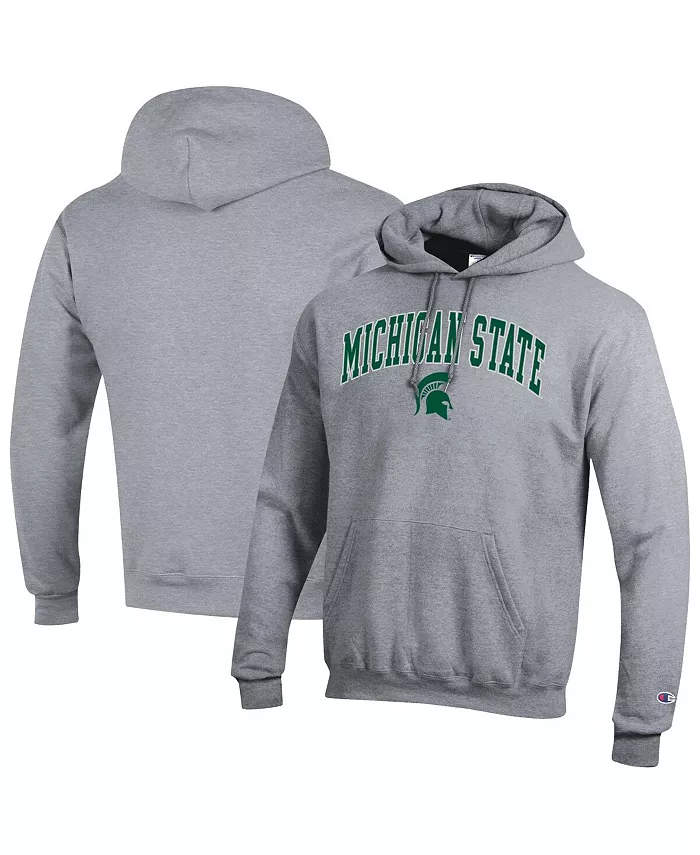 Мужская толстовка с капюшоном Heather Gray Michigan State Spartans Arch Over Logo Champion
Мужская толстовка с капюшоном Heather Gray Michigan State Spartans Arch Over Logo Champion