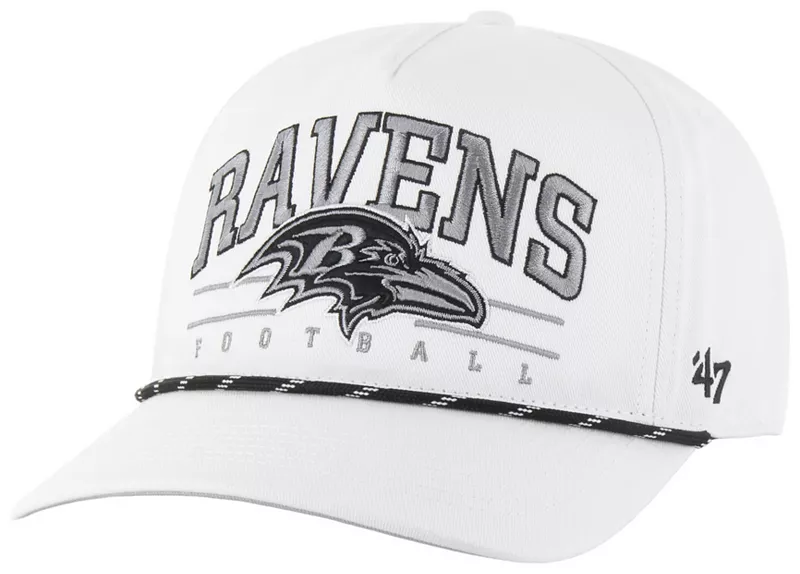 Регулируемая кепка для взрослые Baltimore Ravens Roscoe White Hitch '47
Регулируемая кепка для взрослые Baltimore Ravens Roscoe White Hitch '47