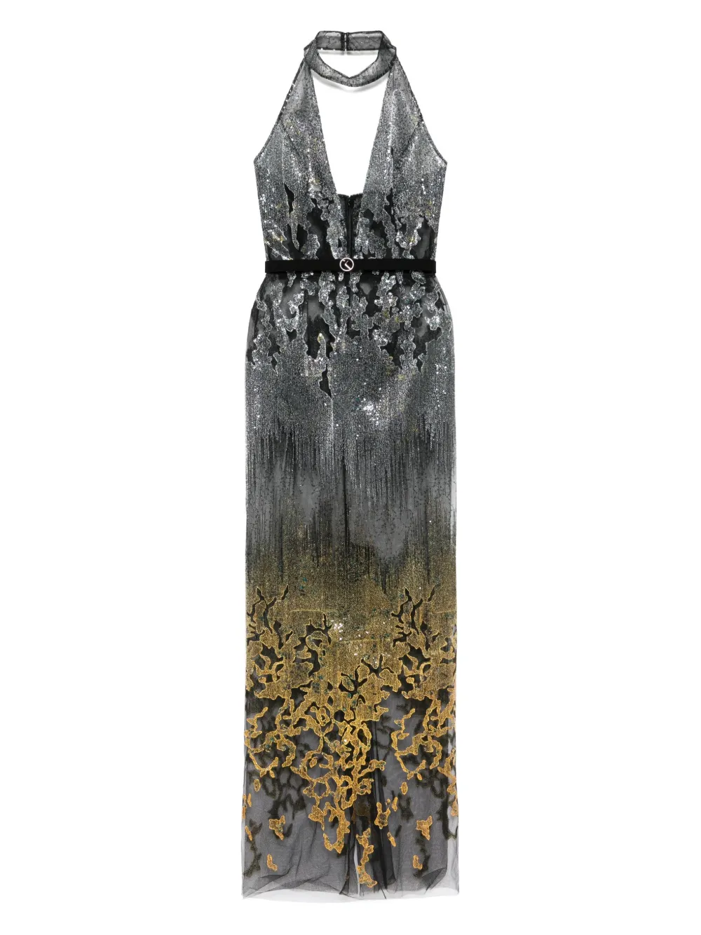 Вышитое макси-платье Saiid Kobeisy, серебяный
Вышитое макси-платье Saiid Kobeisy, серебяный