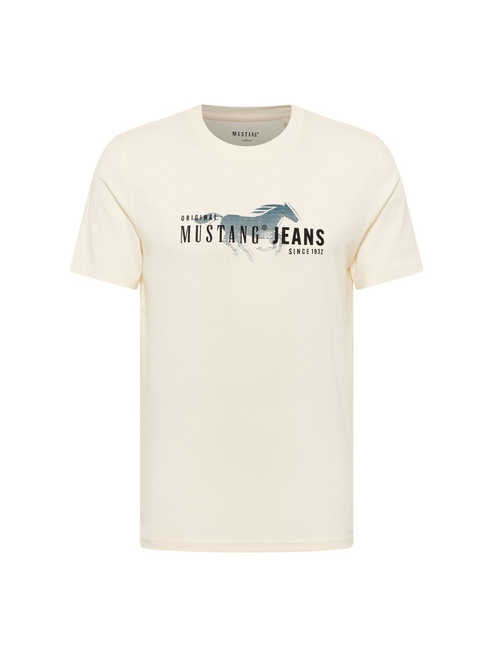 Футболка Mustang, белый 
Футболка Mustang, белый