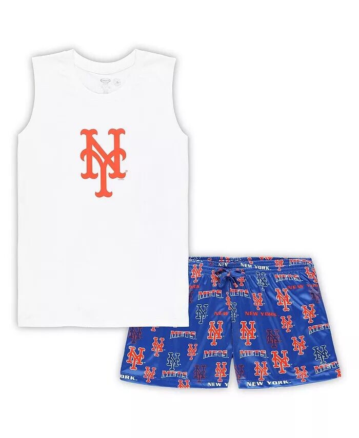 Женский комплект для сна белого цвета Royal New York Mets больших размеров с майкой и шортами Concepts Sport, белый
Женский комплект для сна белого цвета Royal New York Mets больших размеров с майкой и шортами Concepts Sport, белый