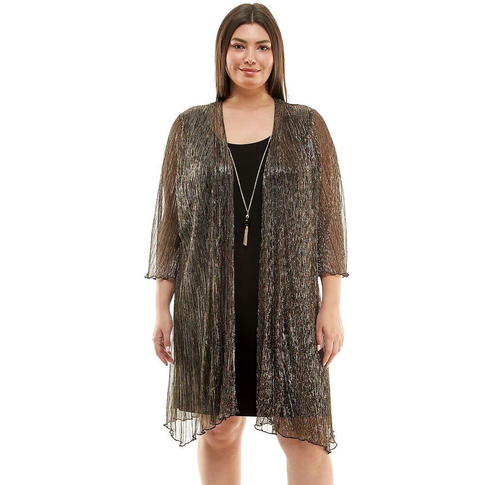 Плюс размер Luxology, куртка и платье прямого кроя из 3 предметов с колье, цвет Bronze Rose Gold Black
Плюс размер Luxology, куртка и платье прямого кроя из 3 предметов с колье, цвет Bronze Rose Gold Black