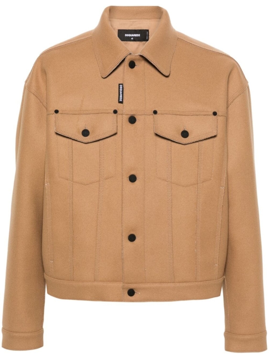 Dsquared2 куртка-рубашка с объемным воротником, нейтральный цвет
Dsquared2 куртка-рубашка с объемным воротником, нейтральный цвет