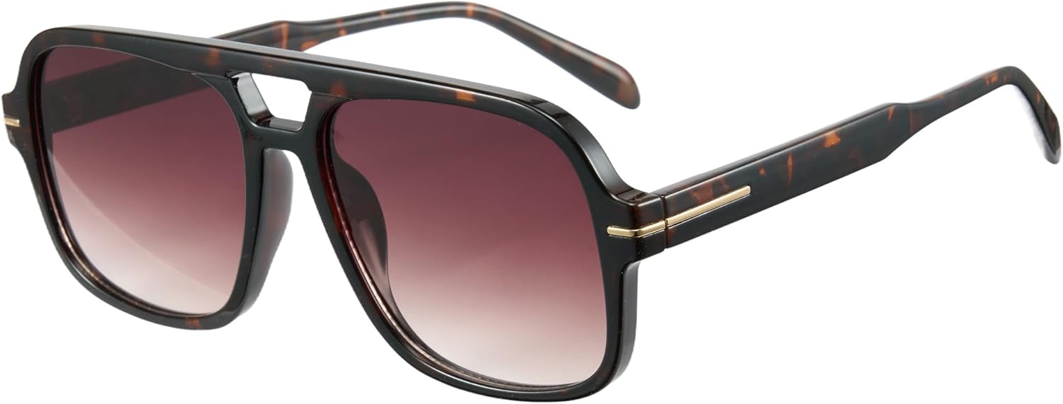 Солнцезащитные очки-авиаторы Cyxus Oversized, не спутывающиеся, для женщин, модные, с защитой от УФ-излучения, для пляжа, музыкальных фестивалей и покупок, 1240, Gradient Brown Lens Tortoise Frame
Солнцезащитные очки-авиаторы Cyxus Oversized, не спутывающиеся, для женщин, модные, с защитой от УФ-излучения, для пляжа, музыкальных фестивалей и покупок, 1240, Gradient Brown Lens Tortoise Frame