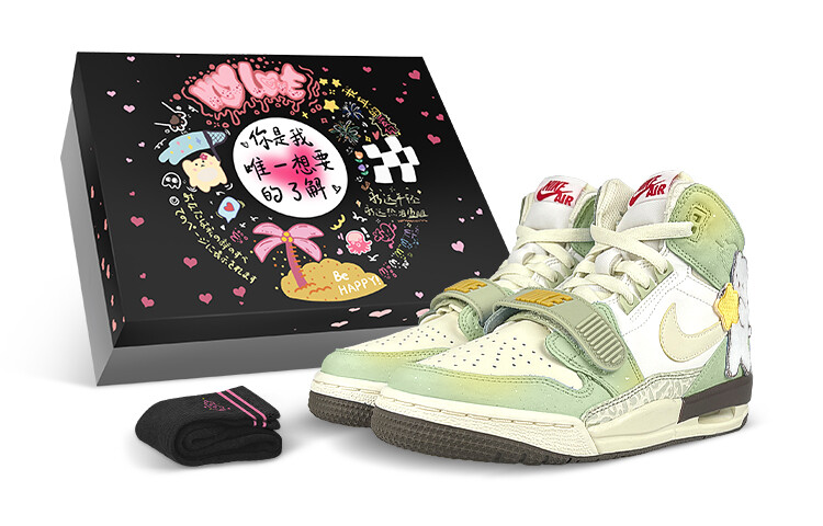 Кроссовки JORDAN Legacy 312 Vintage Basketball Shoes Women's High-Top White/Green
Кроссовки JORDAN Legacy 312 Vintage Basketball Shoes Women's High-Top White/Green