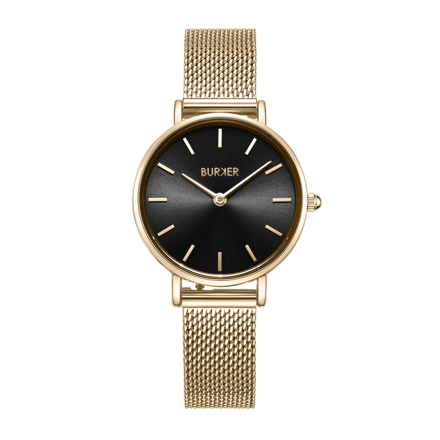 Часы Ruby Petite Gold Black Mesh Burker
Часы Ruby Petite Gold Black Mesh Burker