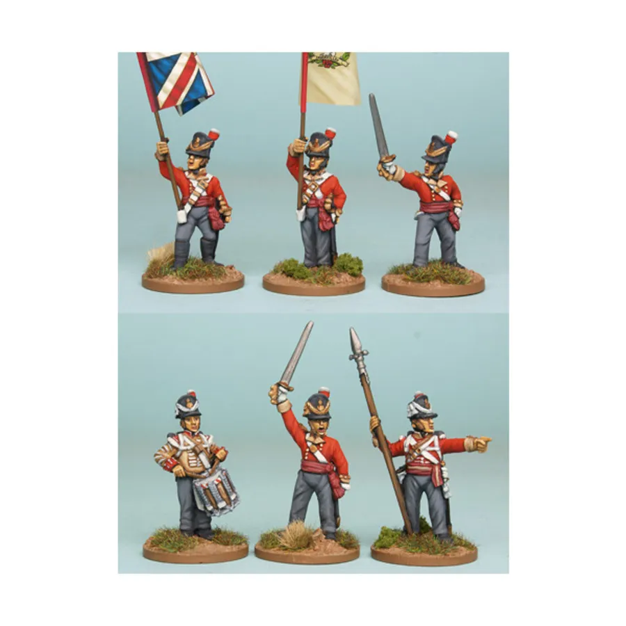 Смешанное британское командование в Бельгийском Шако, стоит (на огневом рубеже), Napoleonics - British (28mm) (Front Rank Miniatures)
Смешанное британское командование в Бельгийском Шако, стоит (на огневом рубеже), Napoleonics - British (28mm) (Front Rank Miniatures)