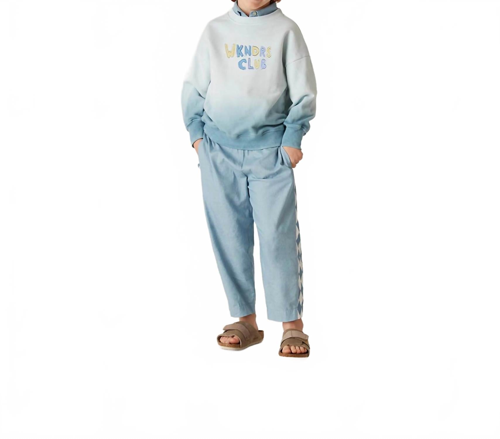 Дипдай свитшот Weekend в цвете камео блю The Sunday Collective, синий 
Дипдай свитшот Weekend в цвете камео блю The Sunday Collective, синий