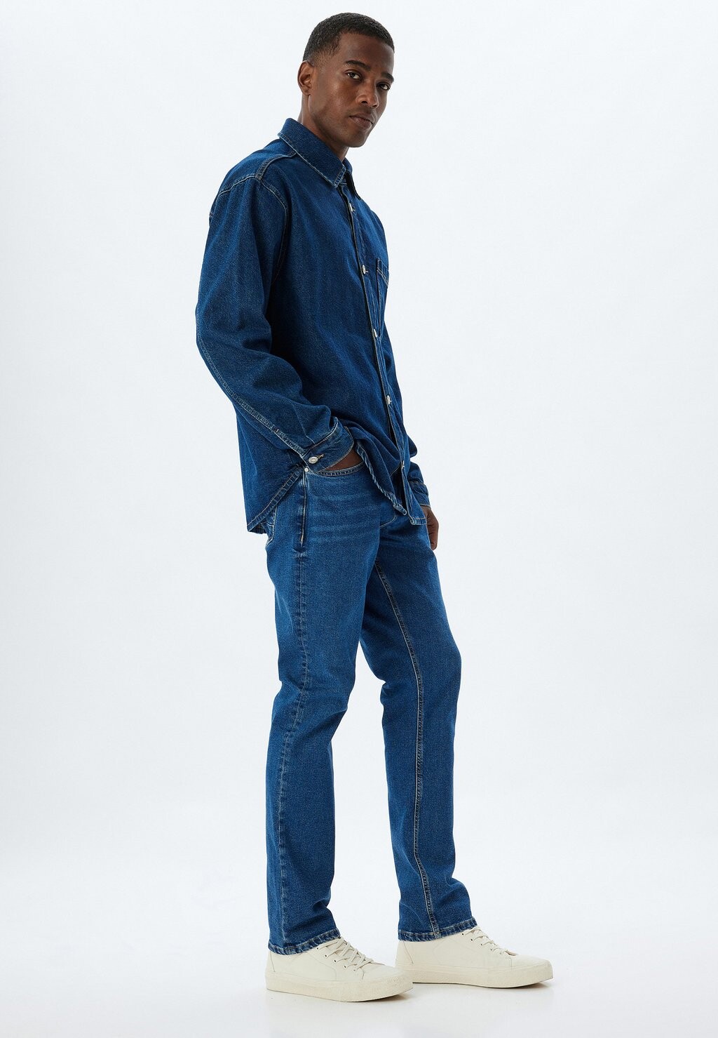 Джинсы прямого кроя MARK Koton, синий деним
Джинсы прямого кроя MARK Koton, синий деним