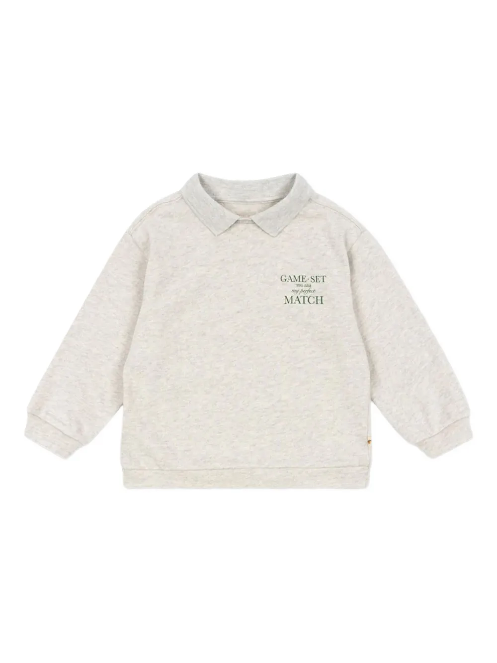 Свитшот с воротником и пятнистым принтом Konges Sløjd, серый
Свитшот с воротником и пятнистым принтом Konges Sløjd, серый