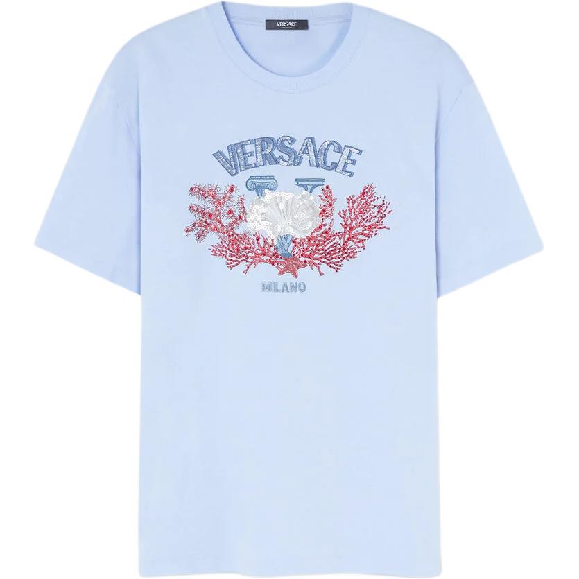 Футболка University Coral с вышивкой VERSACE, синяя
Футболка University Coral с вышивкой VERSACE, синяя