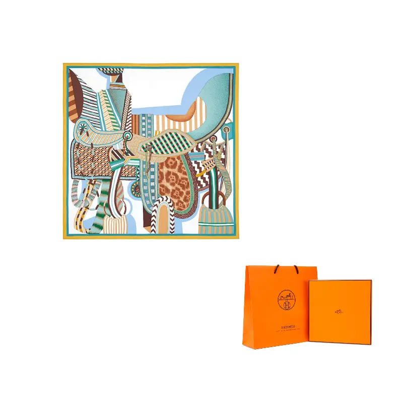 Фантазийные седла, шелковые шарфы для женщин Hermes, зеленый
Фантазийные седла, шелковые шарфы для женщин Hermes, зеленый