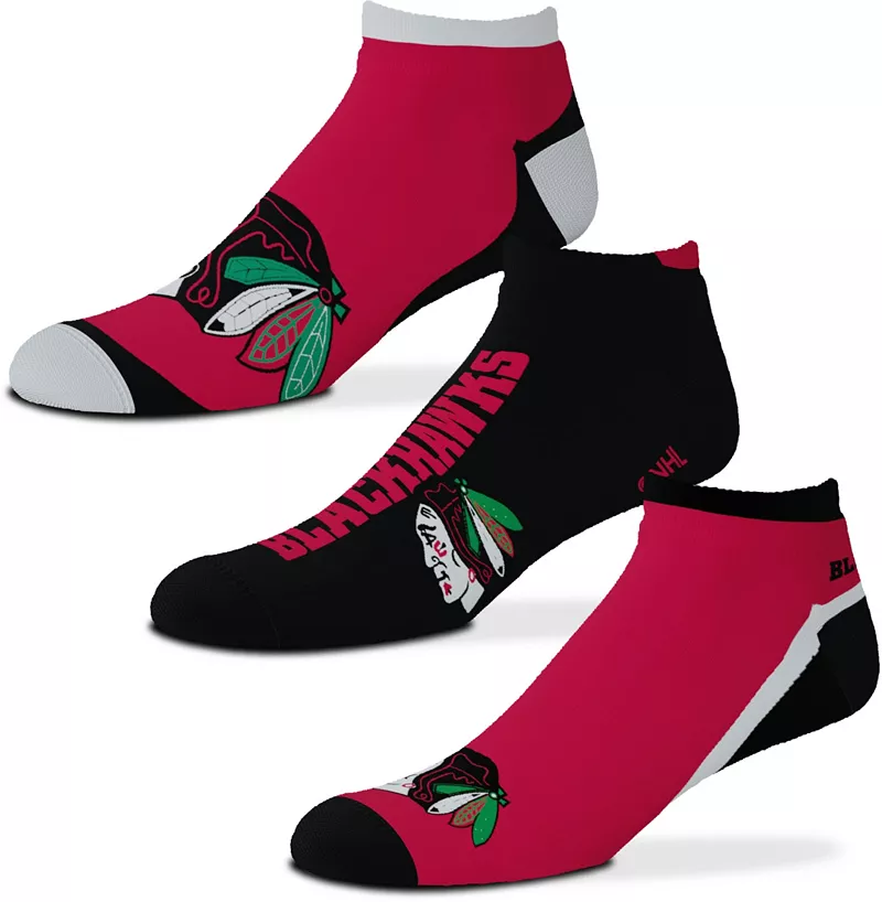 Комплект из 3 носков до щиколотки For Bare Feet Chicago Blackhawks
Комплект из 3 носков до щиколотки For Bare Feet Chicago Blackhawks
