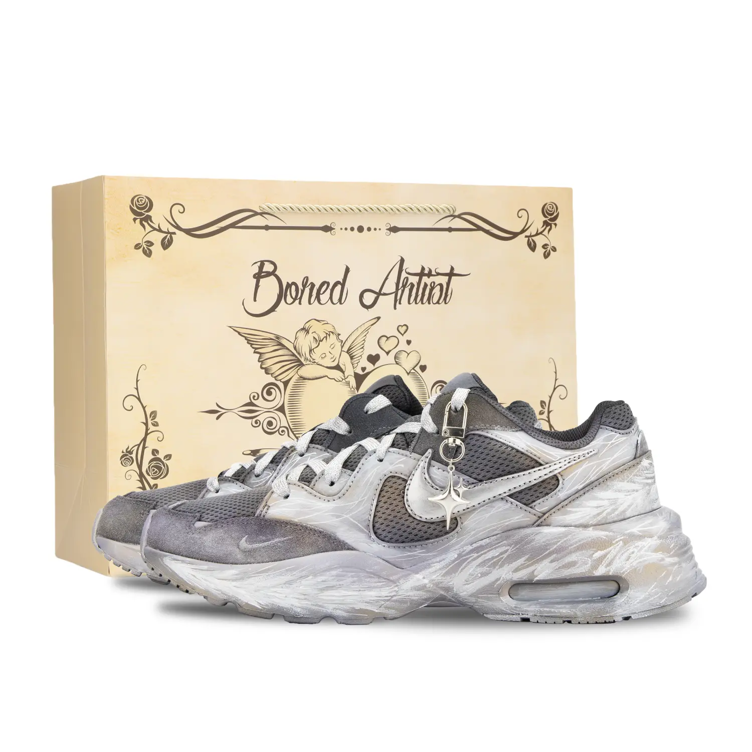 Nike Кроссовки для бега Air Max Fusion с технологией амортизации, устойчивые к истиранию, легкие, низкие, унисекс, черные, серые, золотые
Nike Кроссовки для бега Air Max Fusion с технологией амортизации, устойчивые к истиранию, легкие, низкие, унисекс, черные, серые, золотые