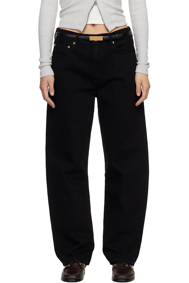 Citizens Of Humanity Черные длинные свободные джинсы Miro
Citizens Of Humanity Черные длинные свободные джинсы Miro