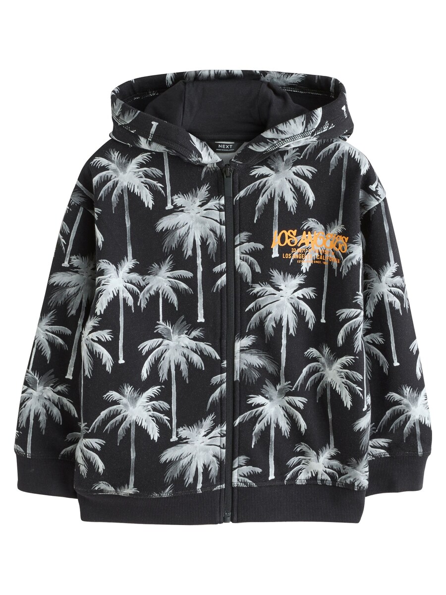 Толстовка с капюшоном на молнии Next, черный
Толстовка с капюшоном на молнии Next, черный