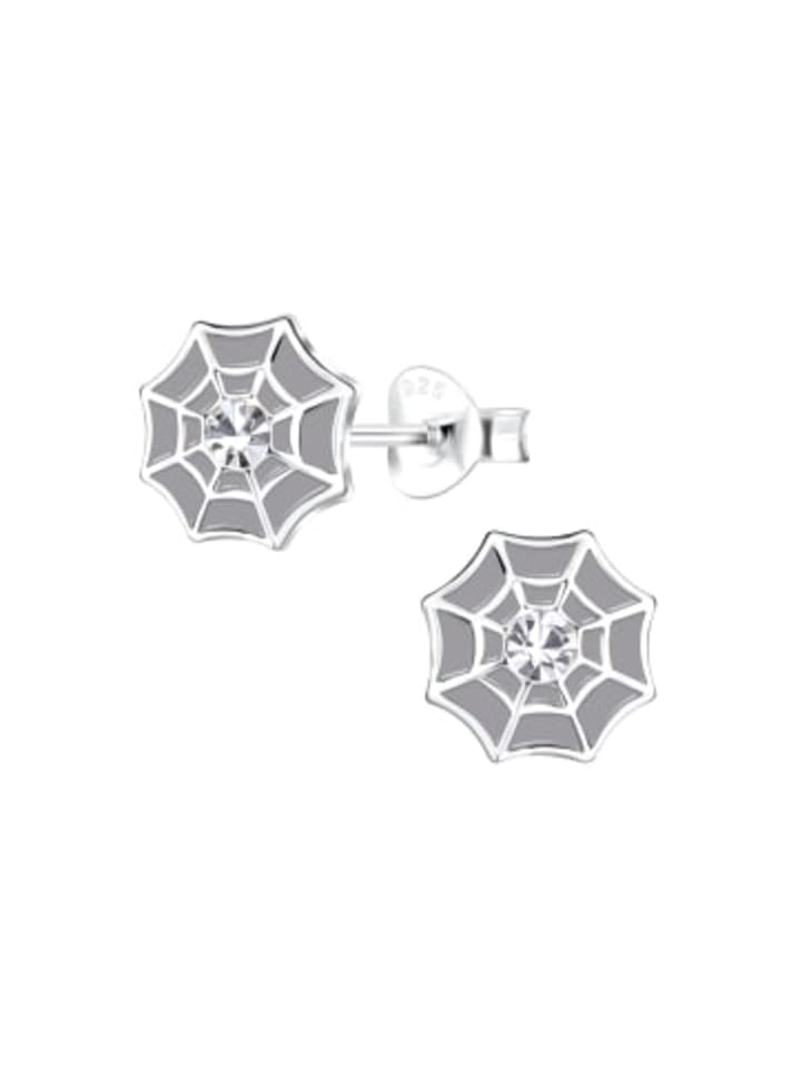 Alexander York Серьги-гвоздики в виде паутины, серые и белые кристаллы, серебро 925 пробы, комплект из 2 штук
Alexander York Серьги-гвоздики в виде паутины, серые и белые кристаллы, серебро 925 пробы, комплект из 2 штук