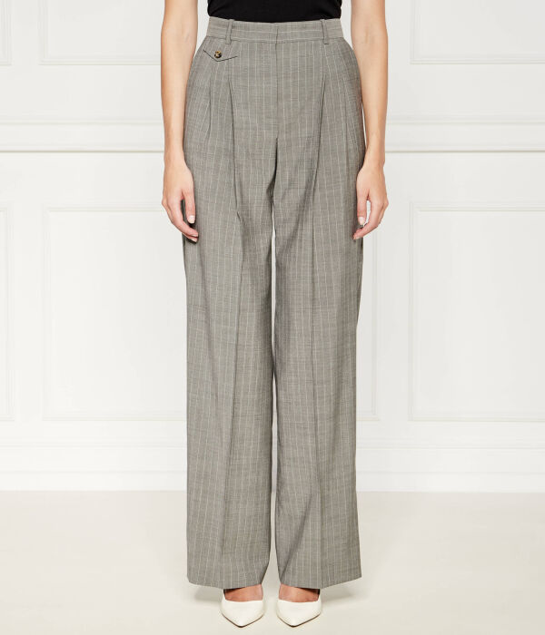 Шерстяные брюки изготавливаются из хлопка. Loose fit Boss, серый
Шерстяные брюки изготавливаются из хлопка. Loose fit Boss, серый