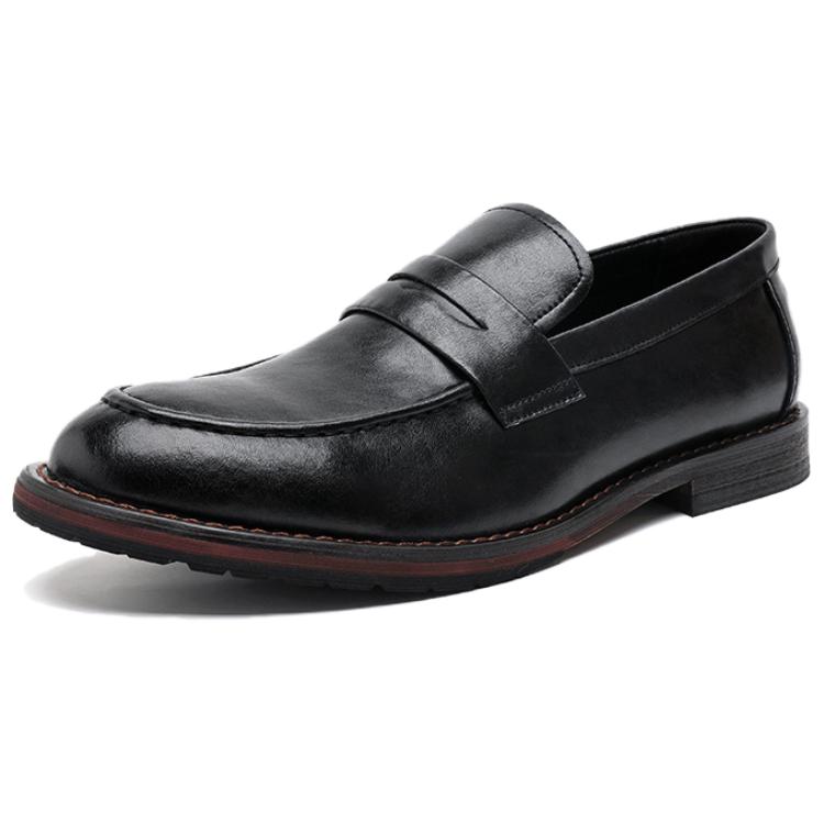 WEISHIBANGWEI Мужские лоферы с черной скрытой платформой, цвет Black Hidden Wedge
WEISHIBANGWEI Мужские лоферы с черной скрытой платформой, цвет Black Hidden Wedge