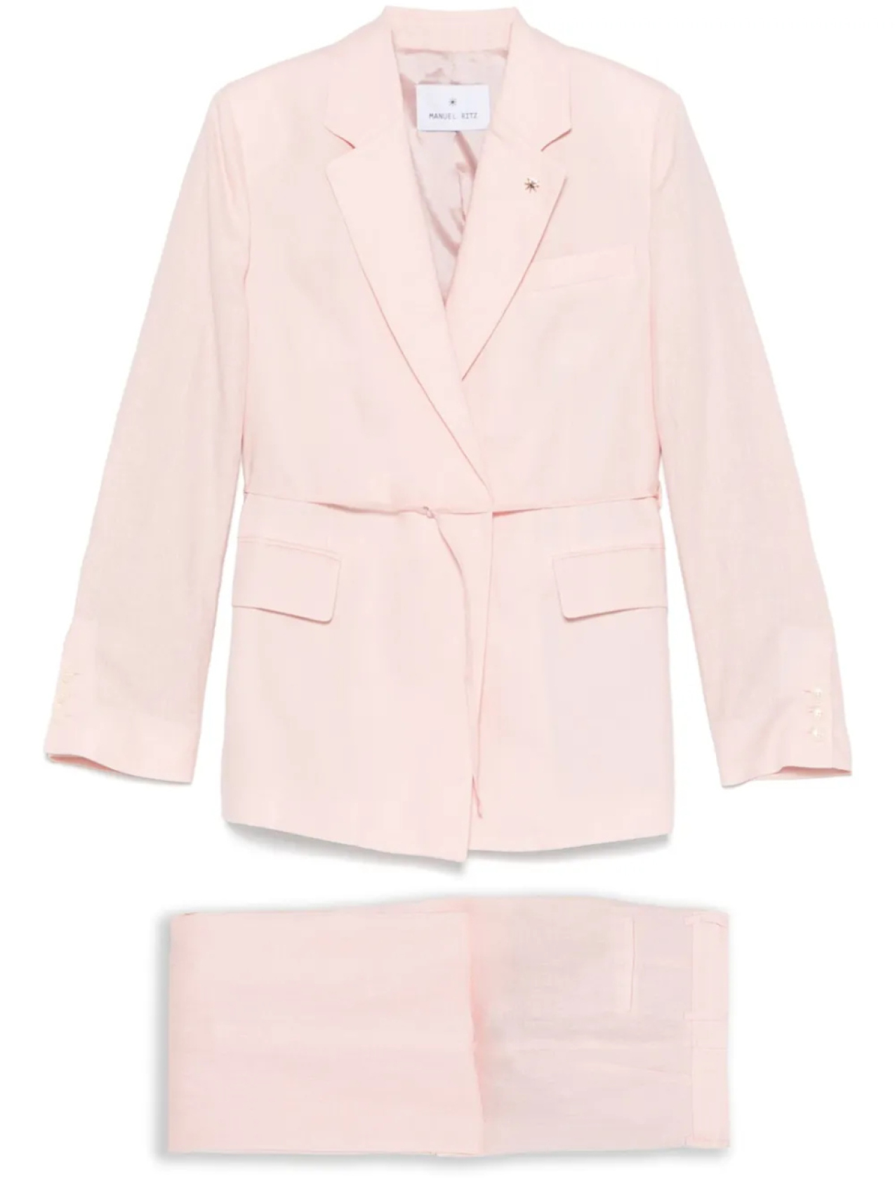 Льняной костюм Manuel Ritz, розовый
Льняной костюм Manuel Ritz, розовый