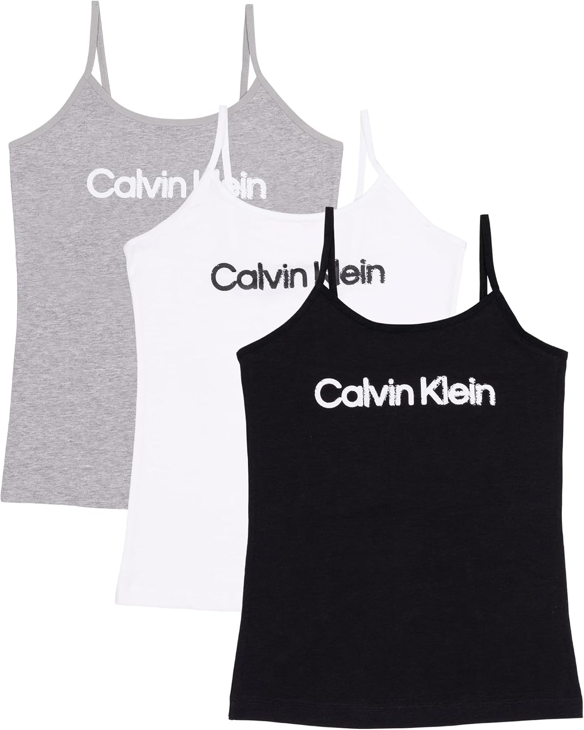 Комплект из 3 топов для девочек Calvin Klein, Black/White/ Heather Gray
Комплект из 3 топов для девочек Calvin Klein, Black/White/ Heather Gray