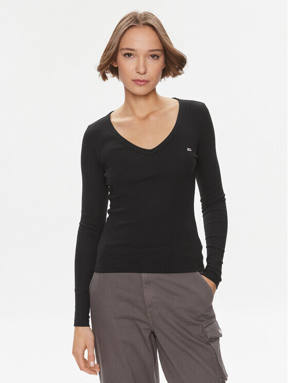 Узкая блузка Tommy Jeans, черный
Узкая блузка Tommy Jeans, черный