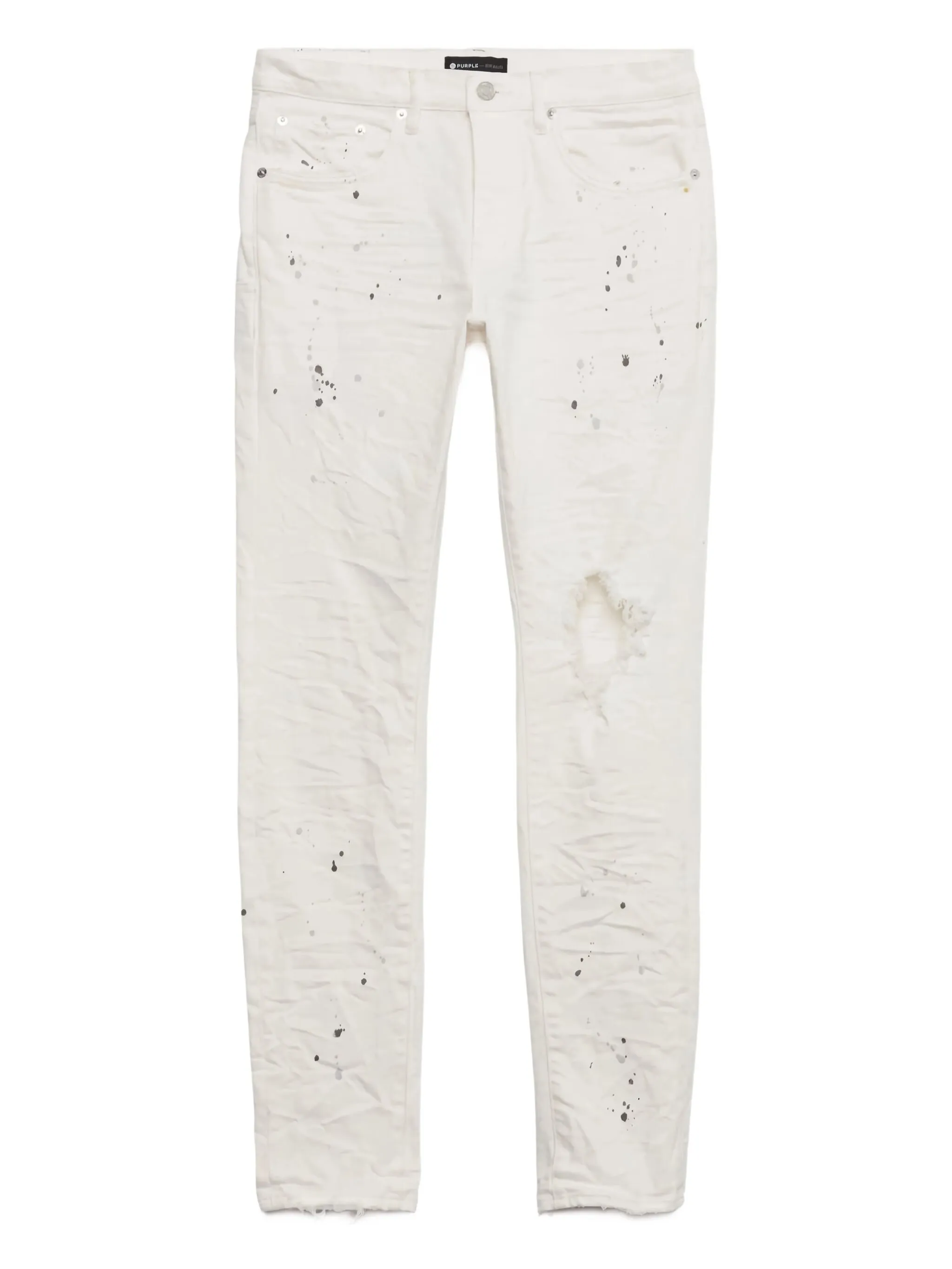 Джинсы P001 с эффектом разбрызганной краски Purple Brand, белый
Джинсы P001 с эффектом разбрызганной краски Purple Brand, белый
