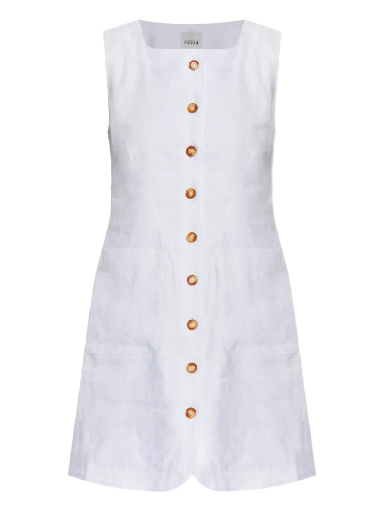 Льняное мини-платье Posse, белый
Льняное мини-платье Posse, белый