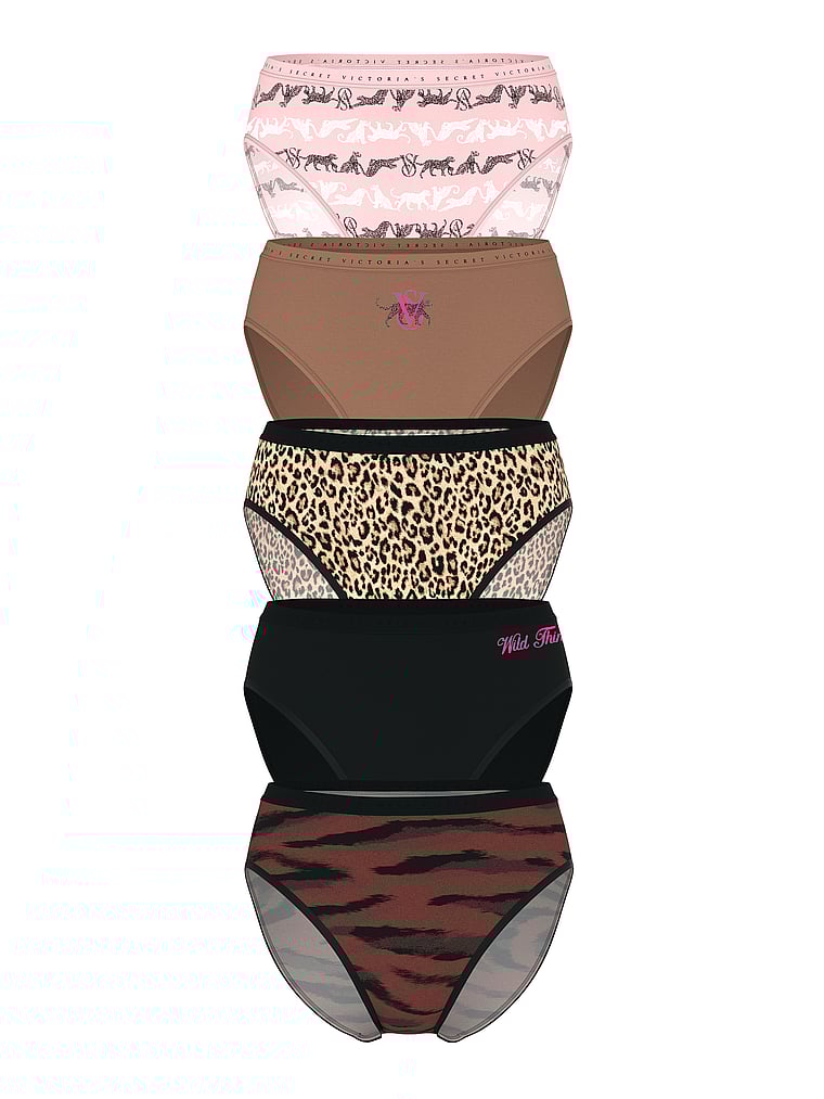 Упаковка из 5 стрейчевых хлопковых трусиков с высоким вырезом Victoria'S Secret, 5 pack multi
Упаковка из 5 стрейчевых хлопковых трусиков с высоким вырезом Victoria'S Secret, 5 pack multi