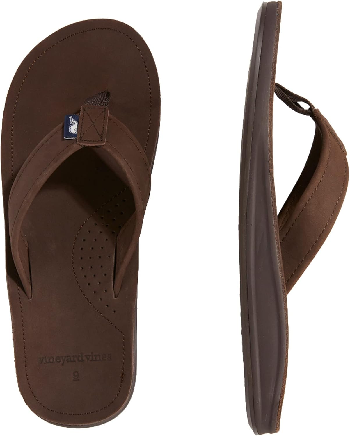 Мужские кожаные шлепанцы Vineyard Vines с контурной подошвой, Mudslide
Мужские кожаные шлепанцы Vineyard Vines с контурной подошвой, Mudslide
