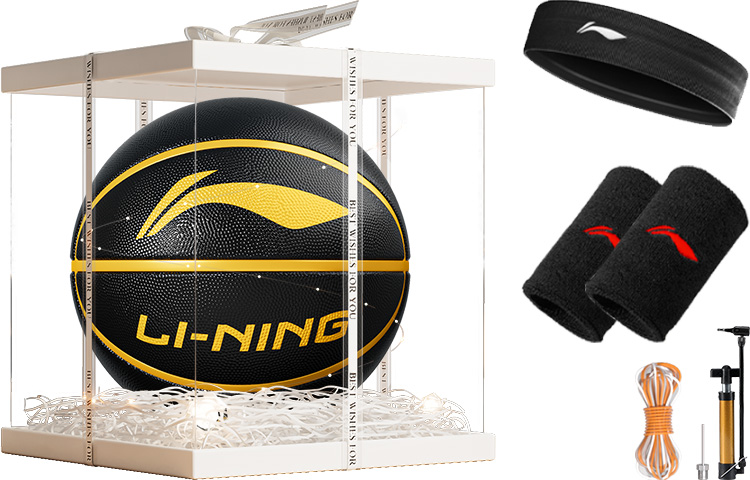 LINING Мяч баскетбольный CBA Collection Rubber черный золотой Size 7 Match Unisex
LINING Мяч баскетбольный CBA Collection Rubber черный золотой Size 7 Match Unisex