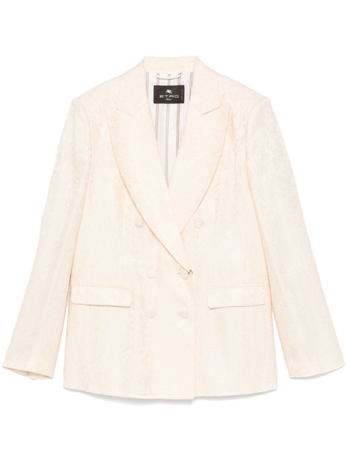 ETRO жаккардовый блейзер с цветочным узором, нейтральный цвет
ETRO жаккардовый блейзер с цветочным узором, нейтральный цвет