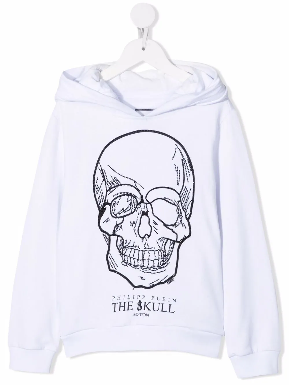 Худи с декором Skull Philipp Plein Junior, белый
Худи с декором Skull Philipp Plein Junior, белый