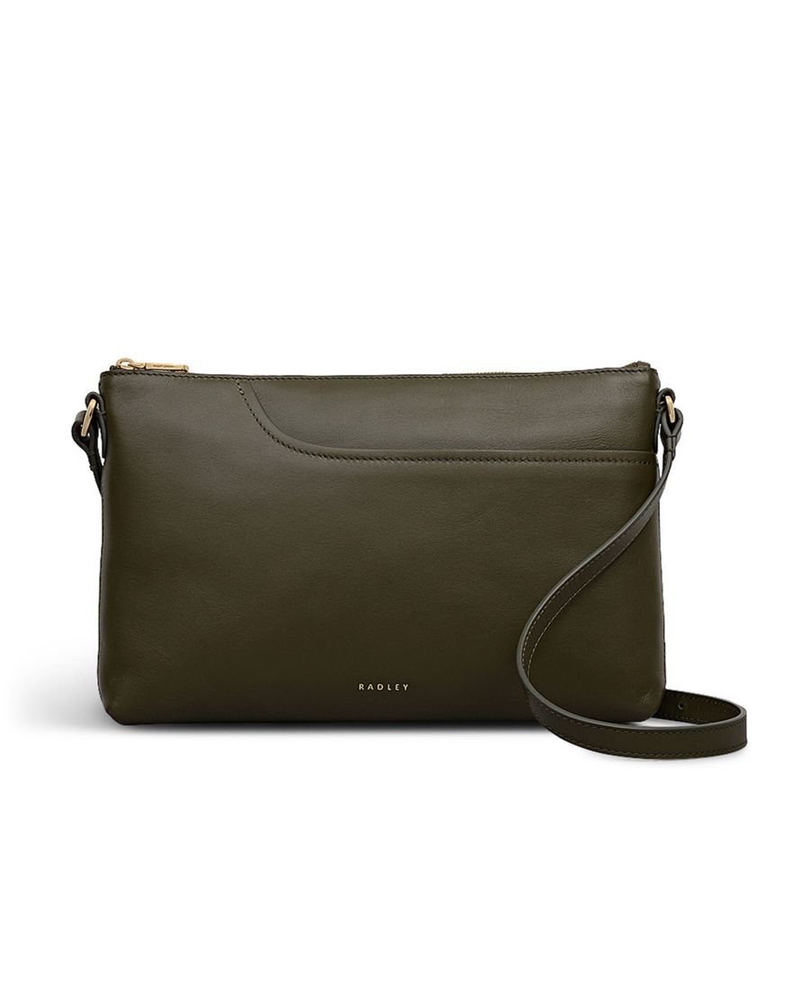 Карманы Маленькая гладкая кожаная сумка через плечо на молнии Radley London, Pine Needle
Карманы Маленькая гладкая кожаная сумка через плечо на молнии Radley London, Pine Needle