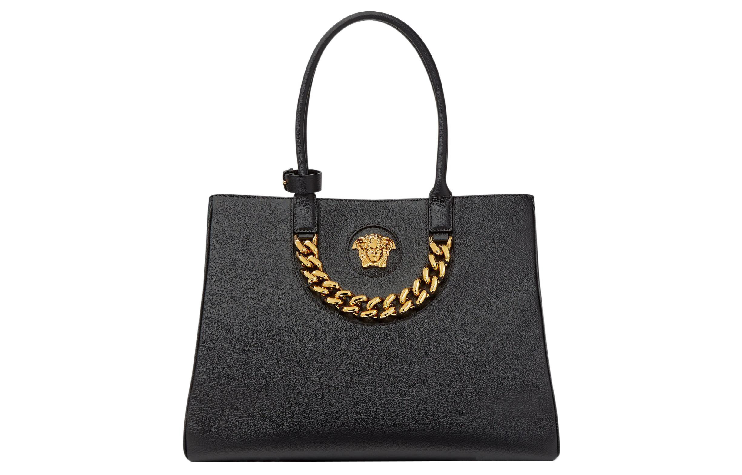 Сумка La Medusa из коровьей кожи, шоппер, кроссбоди, женская ручная кладь Tubas черный VERSACE, Set (Bag+Dust Bag)
Сумка La Medusa из коровьей кожи, шоппер, кроссбоди, женская ручная кладь Tubas черный VERSACE, Set (Bag+Dust Bag)