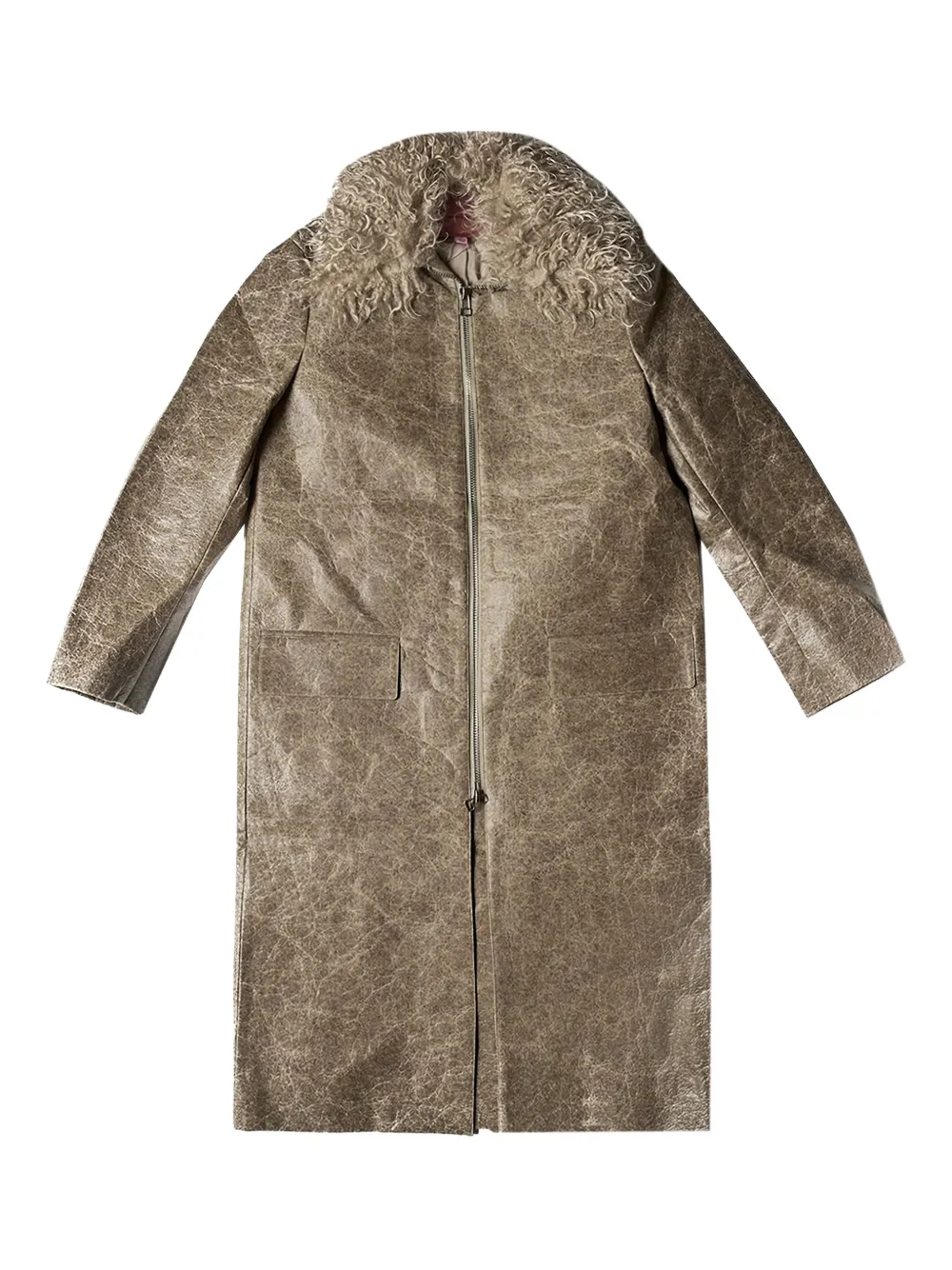 Пальто Fond White Eckhaus Latta, коричневый
Пальто Fond White Eckhaus Latta, коричневый