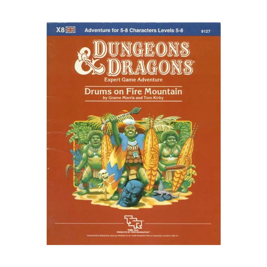 Модуль Drums on Fire Mountain, Basic Dungeons & Dragons (Original Edition) - Modules & Adventures - X Series
Модуль Drums on Fire Mountain, Basic Dungeons & Dragons (Original Edition) - Modules & Adventures - X Series