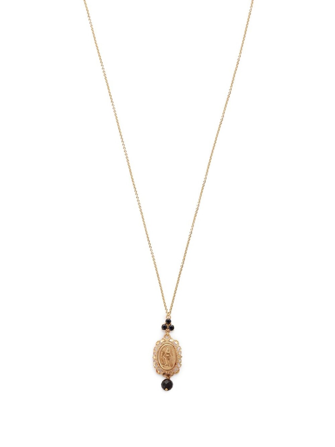 Колье Virgin Mary из желтого золота с сапфиром и жадеитом Dolce & Gabbana, золотой
Колье Virgin Mary из желтого золота с сапфиром и жадеитом Dolce & Gabbana, золотой