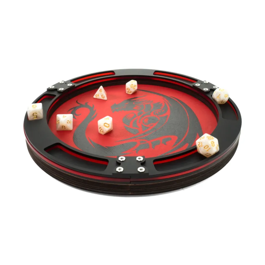 10-дюймовый принт «Дракон» из веганской кожи — красный, Octagon Dice Trays (C4 Labs)
10-дюймовый принт «Дракон» из веганской кожи — красный, Octagon Dice Trays (C4 Labs)